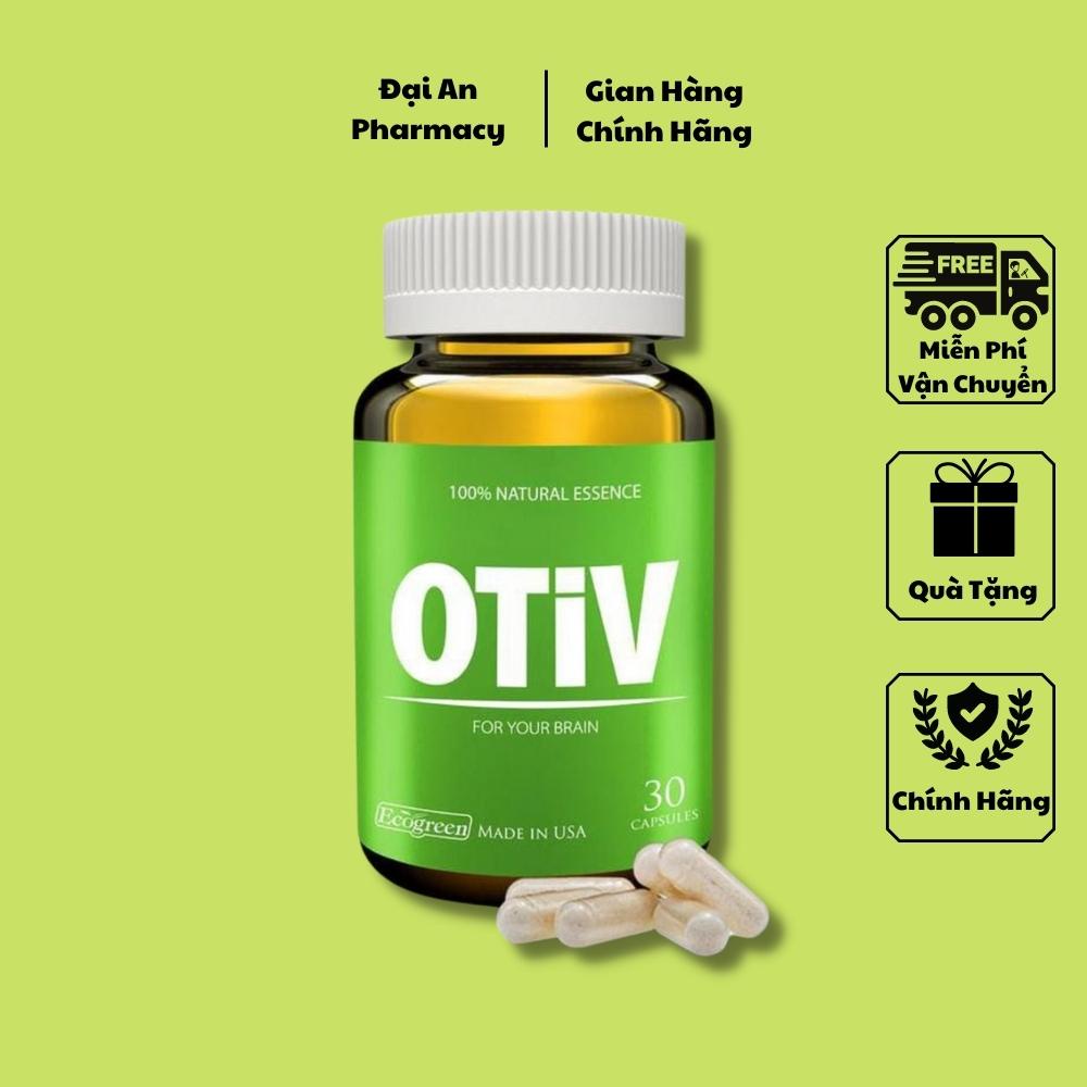 Viên Uống Bổ Não Otiv Hỗ Trợ Cải Thiện Mất Ngủ, Đau Nửa Đầu, Tăng Cường Trí Nhớ - 30 Viên