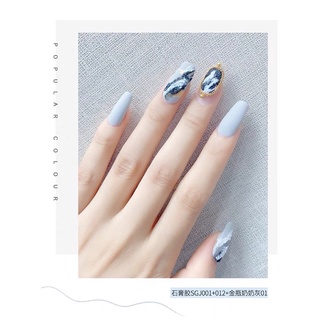 gel xi măng nail trang trí móng - gel xi măng trắng đen.nailgiare95