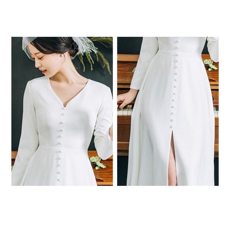 Váy cưới/tiệc đơn giản thanh lịch