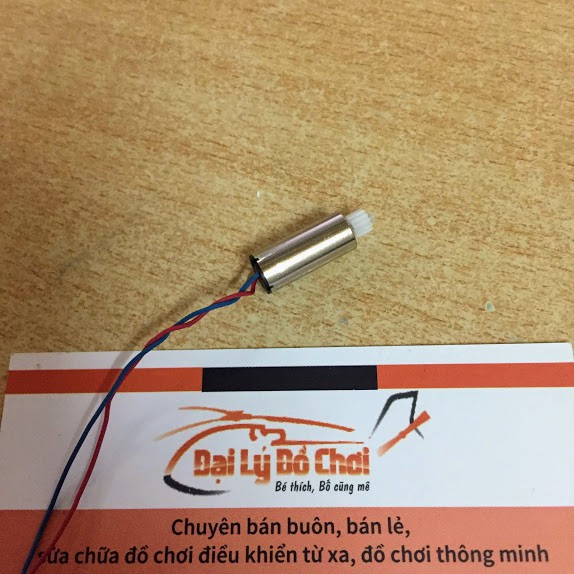 Động cơ 7x21.5mm kèm bánh răng 12 răng dành cho máy bay quadcopter 668-A3 tại RUBYRC