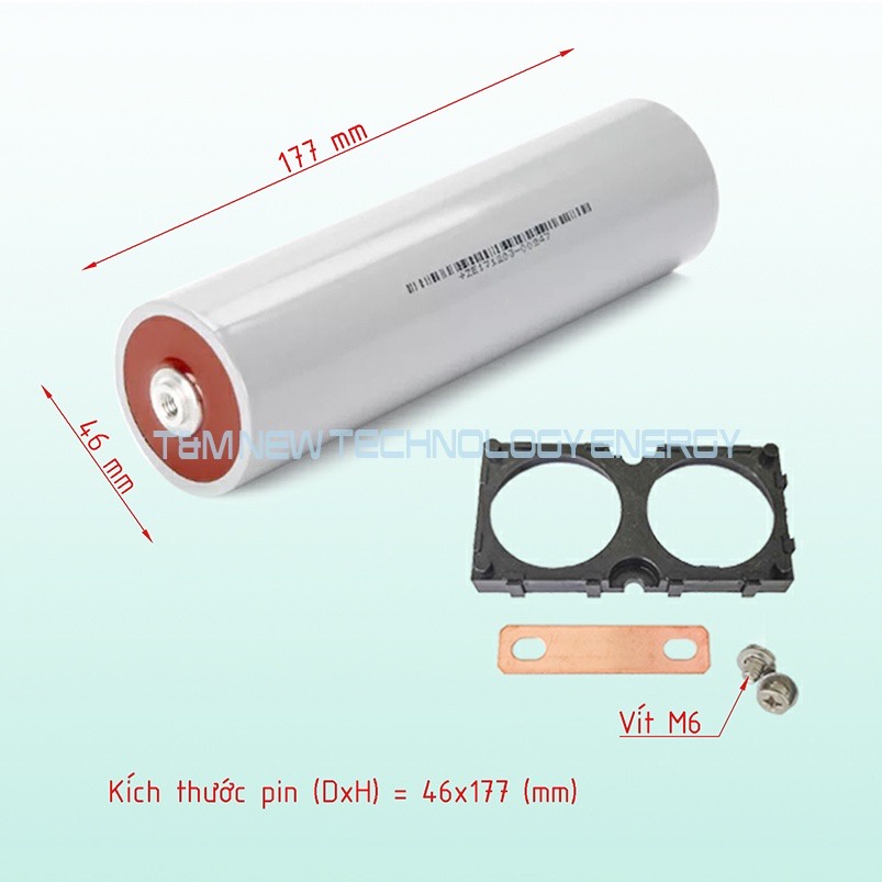 Pin lion 3.7V Godsend 46160 dung lượng 31Ah xả 10C (màu xám)