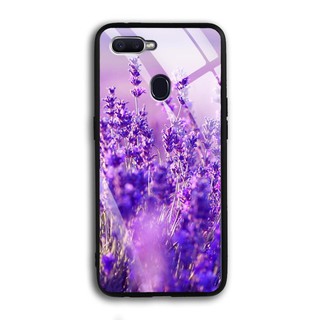 [FREESHIP ĐƠN 50K] Ốp lưng Oppo F9 - 03027 7783 LAVENDER03 - mặt Kính