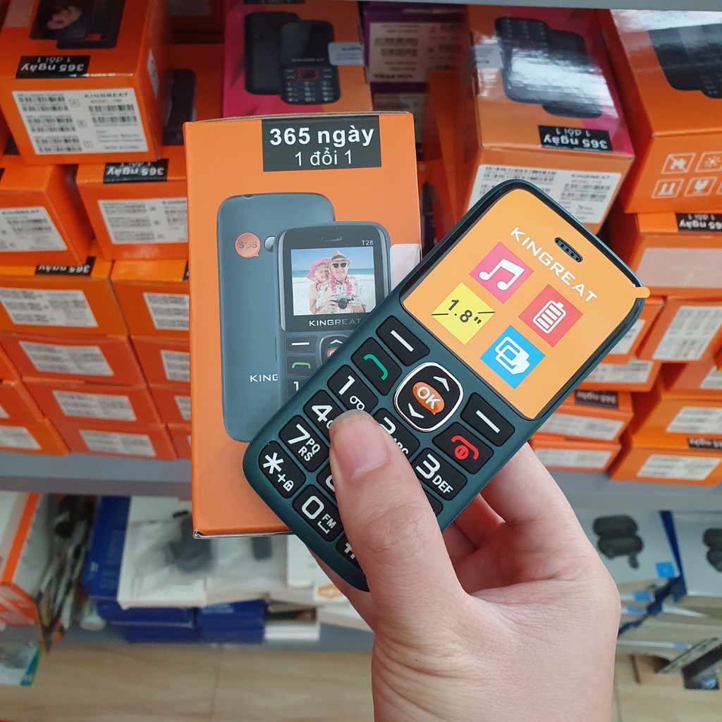 Điện thoại Kingreat T28 - Loa to - 2 sim - Hàng chính hãng - Bảo hành 12 tháng