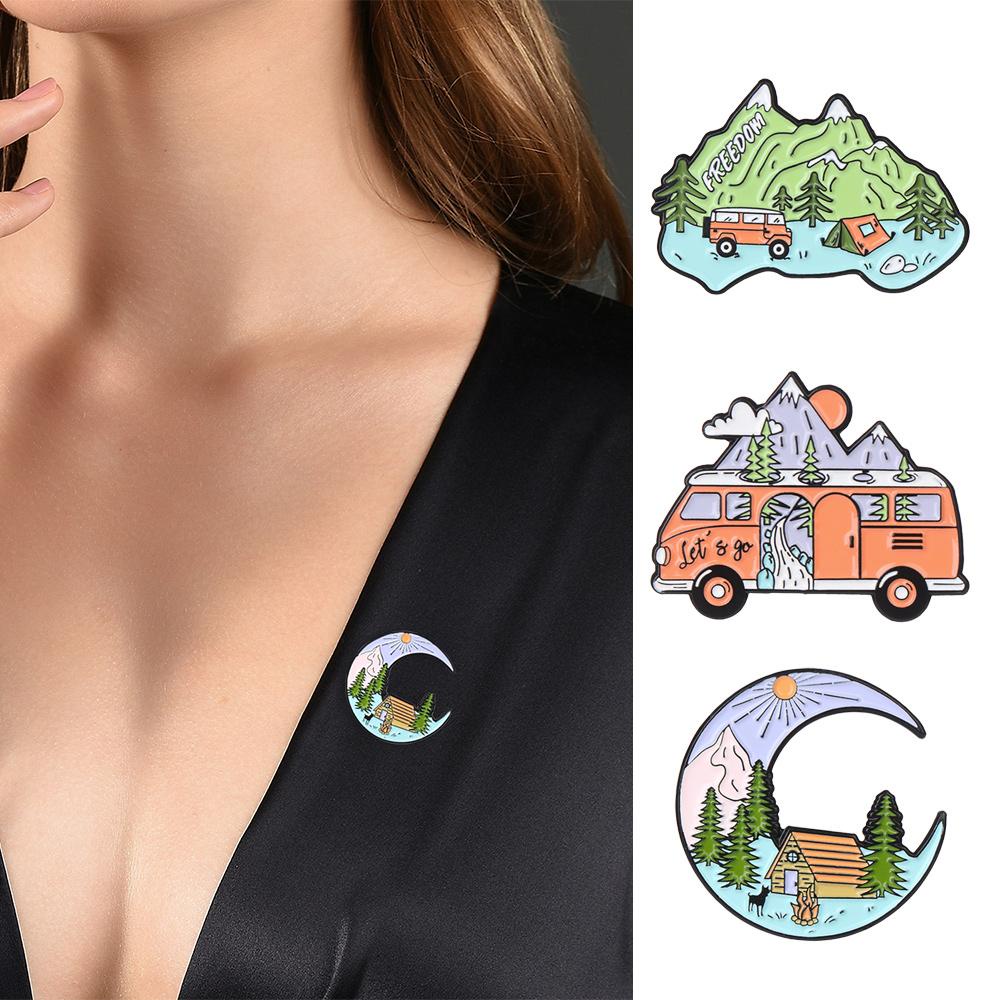 Huy Hiệu Cài Áo Hình Hoạt Hình Đáng Yêu