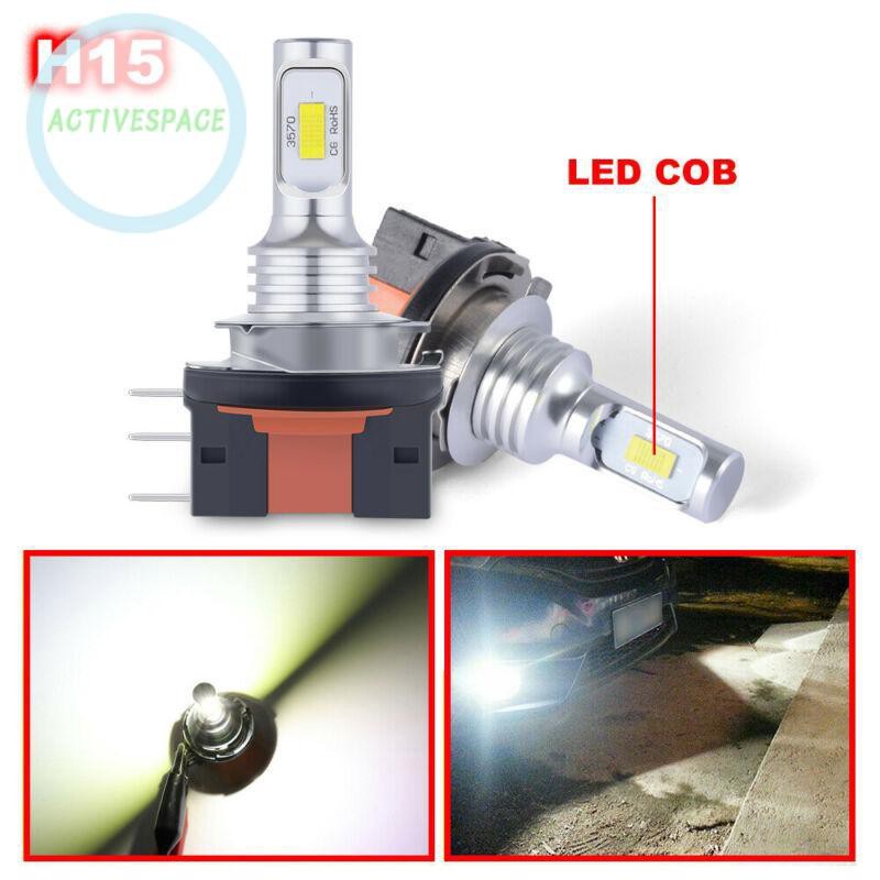 Bộ 2 Đèn Led 160w H15 Ld2373 Ip68 12v-24v Cob Chất Lượng Cao Cho Xe Hơi