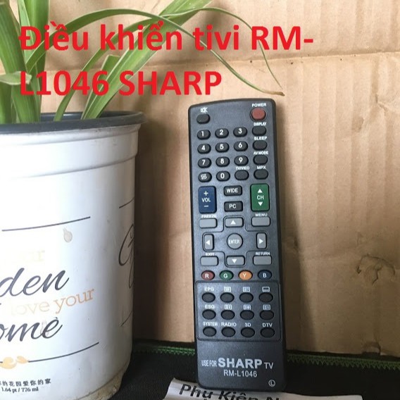 Điều khiển tivi RM-L1046 Sharp ,Remote tivi SHARP RM L1046