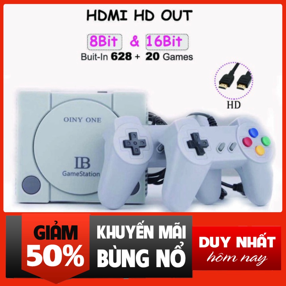 GIÁ SIÊU RẺ Máy Chơi Game 628 trò nes + 20 trò mới , Chuẩn HDMI , playstation , tay cầm game , máy chơi game , ps4 , bảo