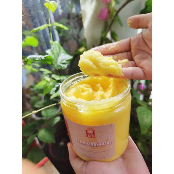 Tẩy Tế Bào Da Chết Cơ Thể Hy QueenBee Scrub giúp da sáng màu giảm các vết sần