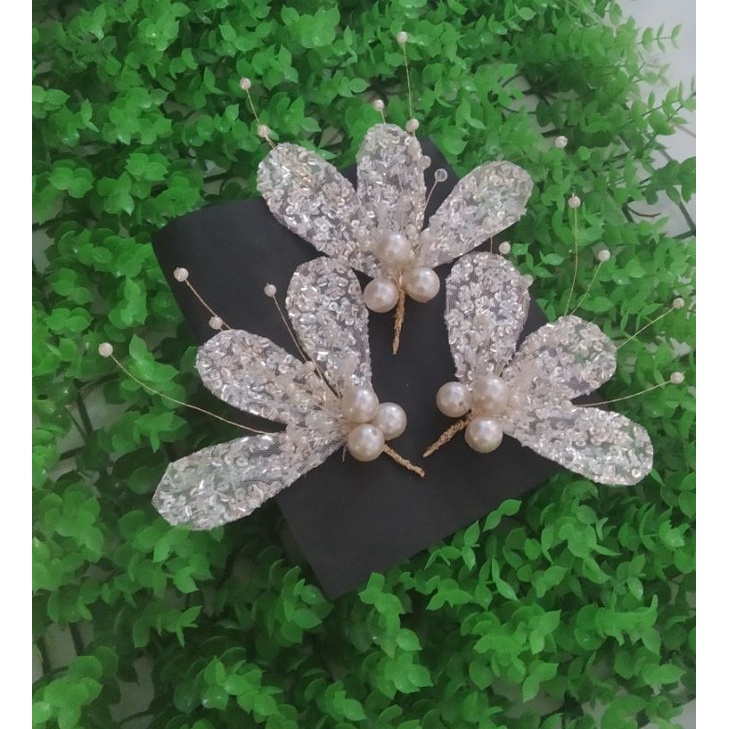 sét 3 cài tóc cô dâu 75k