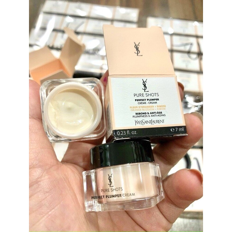 Kem dưỡng chống lão hoá, căng da ysl pure shots perfect plumper cream 7ml