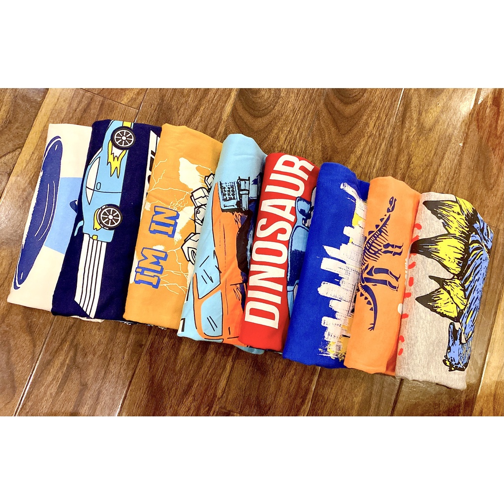 Bộ GAP đại bé trai/ Bộ bé trai tay dài size đại chất cotton in hình sắc nét - 8 mẫu mới