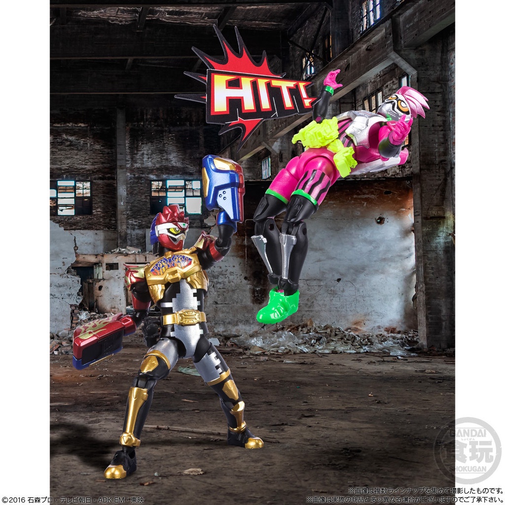 &lt;Có sẵn&gt; Mô hình động Shodo Kamen Rider Build, Build Hazard, Cross-Z, Grease