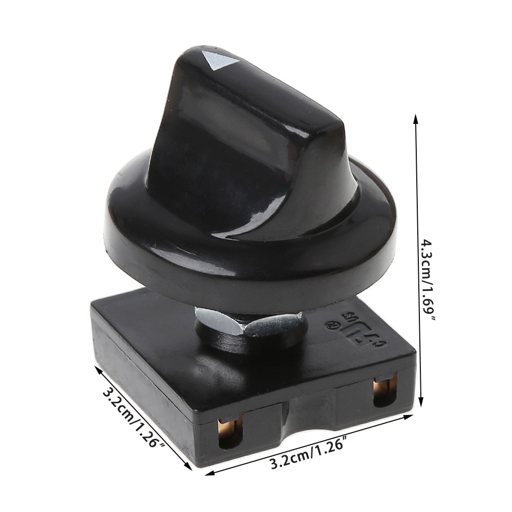 Công tắc xoay chọn tốc độ quạt tiện dụng 13AMP 120V-250V