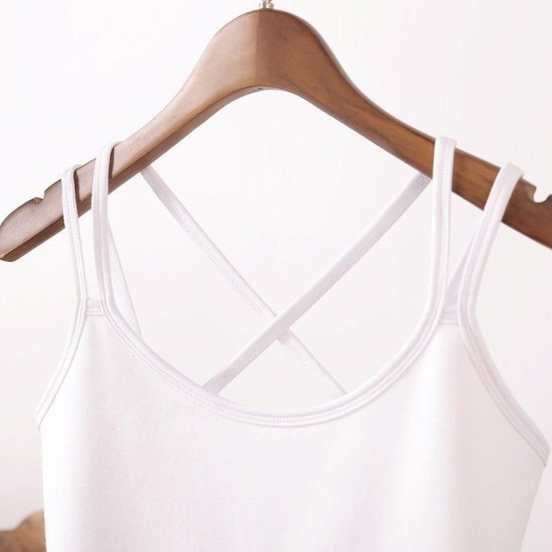 ✿ Áo Tank Top Hai Dây Màu Trơn Thời Trang Quyến Rũ Cho Nữ
