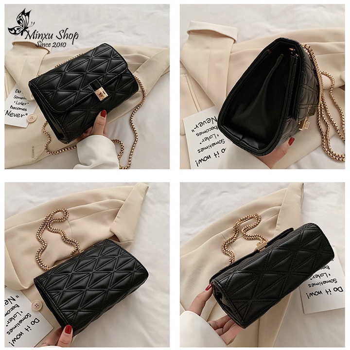 Túi xách đeo chéo nữ cao cấp, túi hộp to đựng nhiều đồ phù hợp nhiều sự kiện TD20