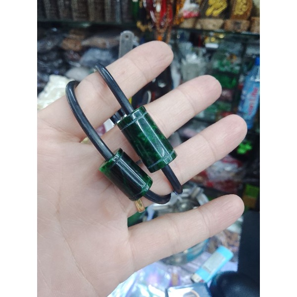 Vòng tay nam nữ lu thống may mắn đầu xuôi đuôi lọt dây cao su khoá bấm Hàn Quốc bền đẹp