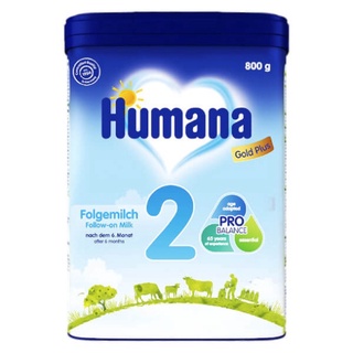 Sữa bột Humana Gold Follow-up formula số 2 Lon 800g (Mới)_Duchuymilk