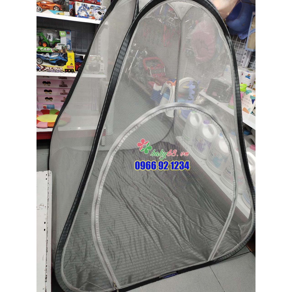 Mùng chụp tự bung, mùng ngồi thiền size 1m2x1mx1m - Thanh lý mới 100%