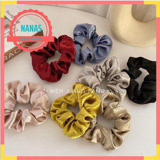 Dây Buộc Tóc Cao Cấp❤️ Freeship_50k❤️Dây Buộc Tóc, Chun Buộc Tóc Lụa Bóng Hàn Quốc [Chất Đẹp] Size 12cm