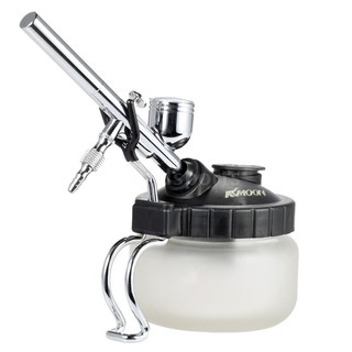KKmoon Airbrush Cleaning Pot Glass Air Brush Holder Clean Paint Jar Bottle Spray Gun Wash Clean Tools Needle Nozzle Brus