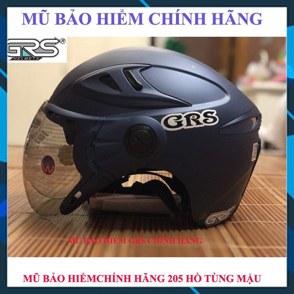 Mũ bảo hiểm 2 kính tháo lót grs966 nhiều màu [Chính Hãng ]