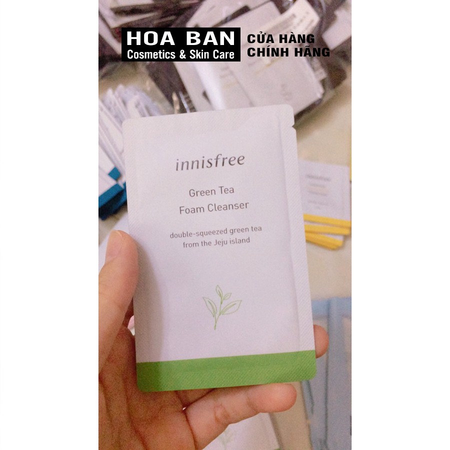 (Sample) Sữa Rữa Mặt Trà Xanh Innisfree Green Tea Foarm Cleanser | BigBuy360 - bigbuy360.vn
