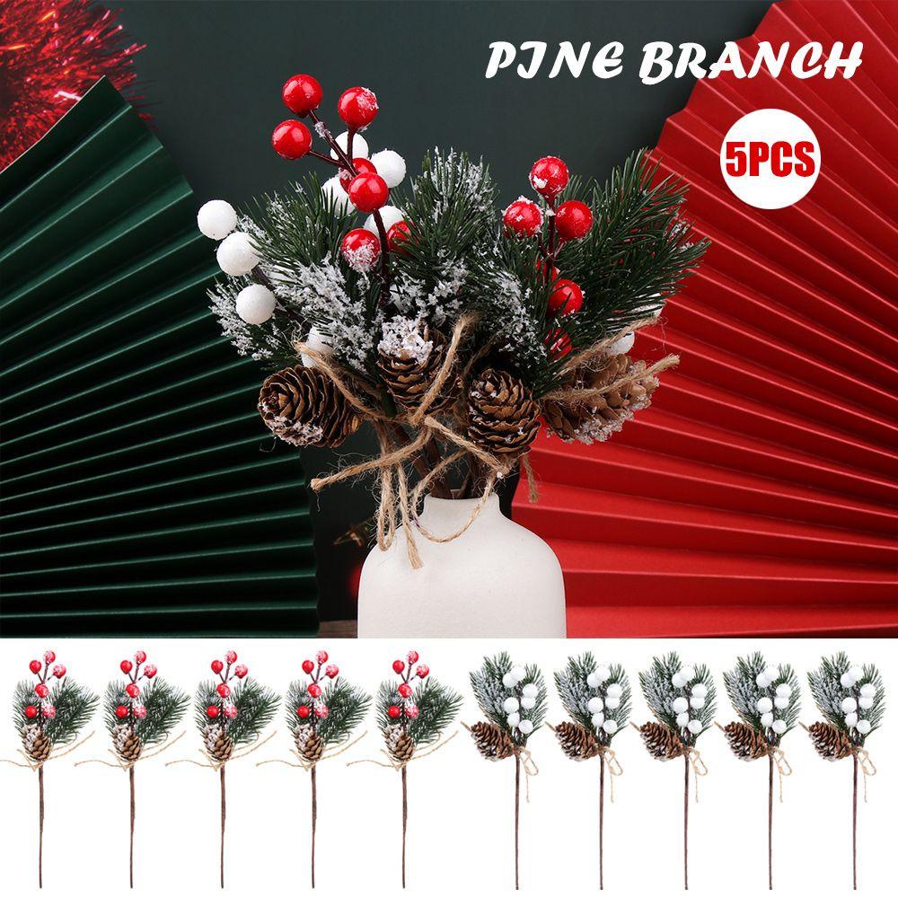 5 Nhánh Cây Thông Giả Chất Lượng Cao Trang Trí Cây Thông Giáng Sinh