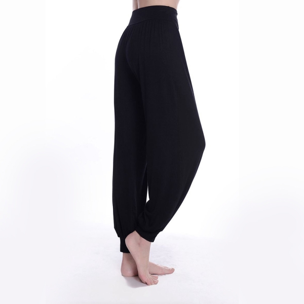 Quần tập Yoga nữ ống rộng màu trơn | BigBuy360 - bigbuy360.vn