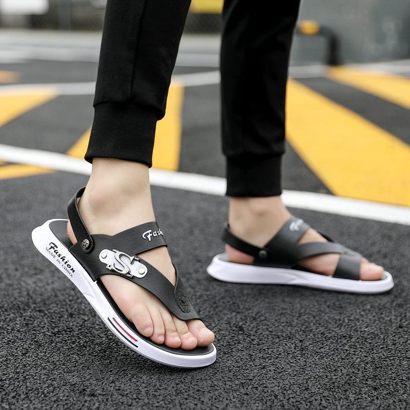 Oeteo Xăng đan Đế Bằng Chống Thấm Nước Thời Trang Đi Biển Cho Nam Giới