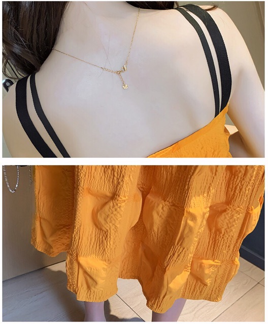 (có sẵn) Váy 2 dây chân váy xoè sành điệu cho chị em bầu🤰(bầu hay ko bầu đều mặc xinh hết nấc nha)