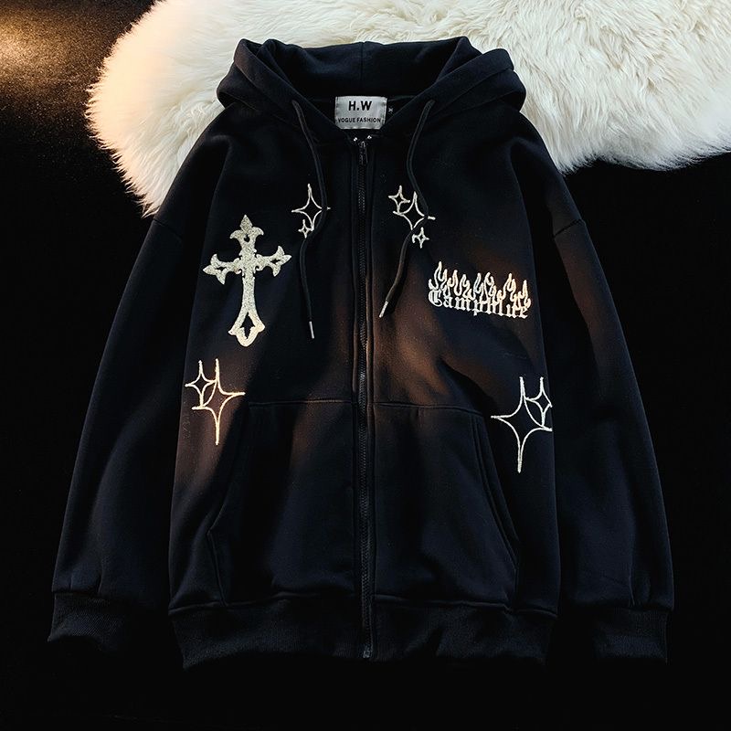 Áo khoác hoodie MMIOT Godmother cổ điển thêu họa tiết thời trang 2023