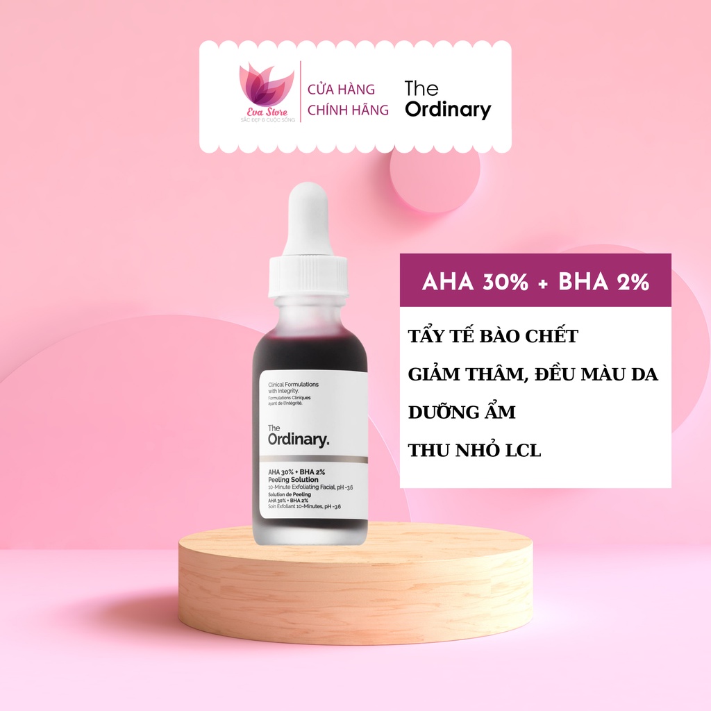 [Bill Canada/US] Tinh chất tẩy tế bào chết  AHA 30% + BHA 2% The Ordinary Peeling Solution