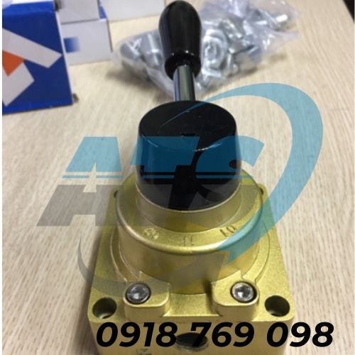 VAN GẠT TAY KHÍ NÉN HV-02 / HV-03/ HV-04  -Van gạt hơi điều khiển xilanh khí nén