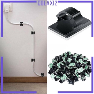 100pcs Wire Clips Cable Holder Clip Cord Organizer for Home Office Car 0-5mm