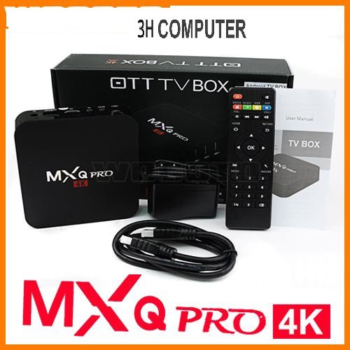 [Mã ELMS05 giảm 5% đơn 300k]Android Tivi box MXQ PRO 4K RAM 1G HDD 8G ANROID 7.1.2 (PHIÊN BẢN T4/2018)