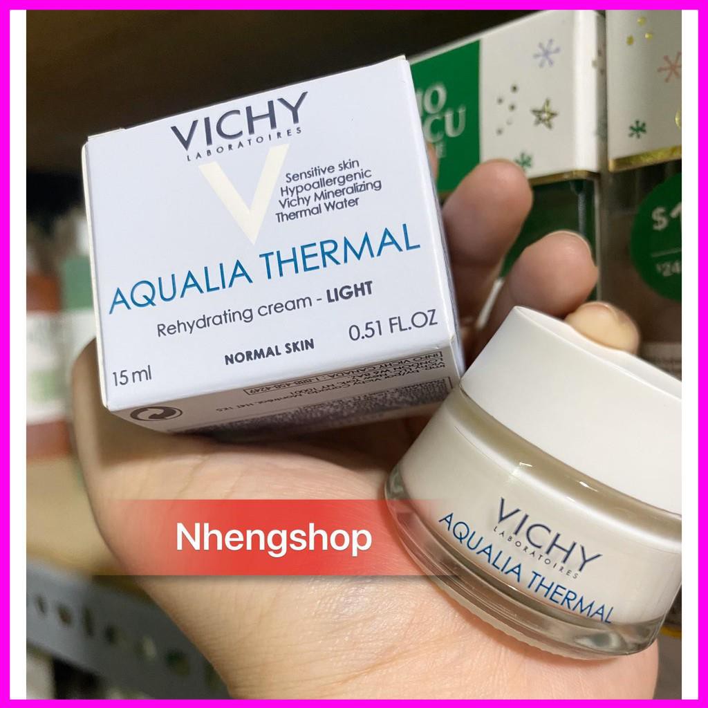 Kem dưỡng ẩm Vichy Aqualia Thermal Rehydrating Cream Light ( légère) 15ml