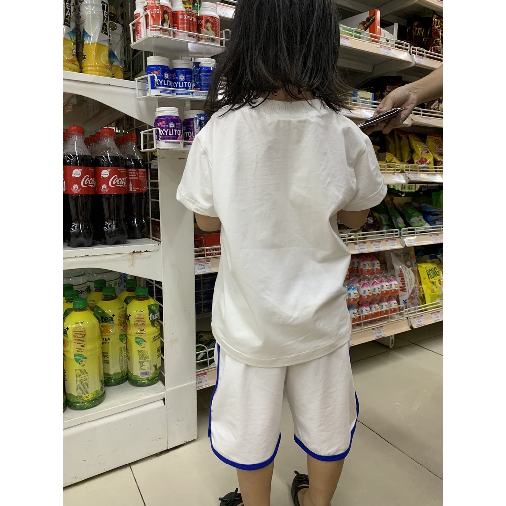 Bộ quần áo bé gái Doreamon cute Size từ 9-40kg. Chuẩn shop - Logo thương hiệu  Cotton 100% co giãn 4 chiều, mát