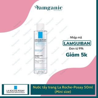 Nước tẩy trang 50ml dành cho da nhạy cảm Micellar Water Ultra Sensitive Skin Laroche Posay