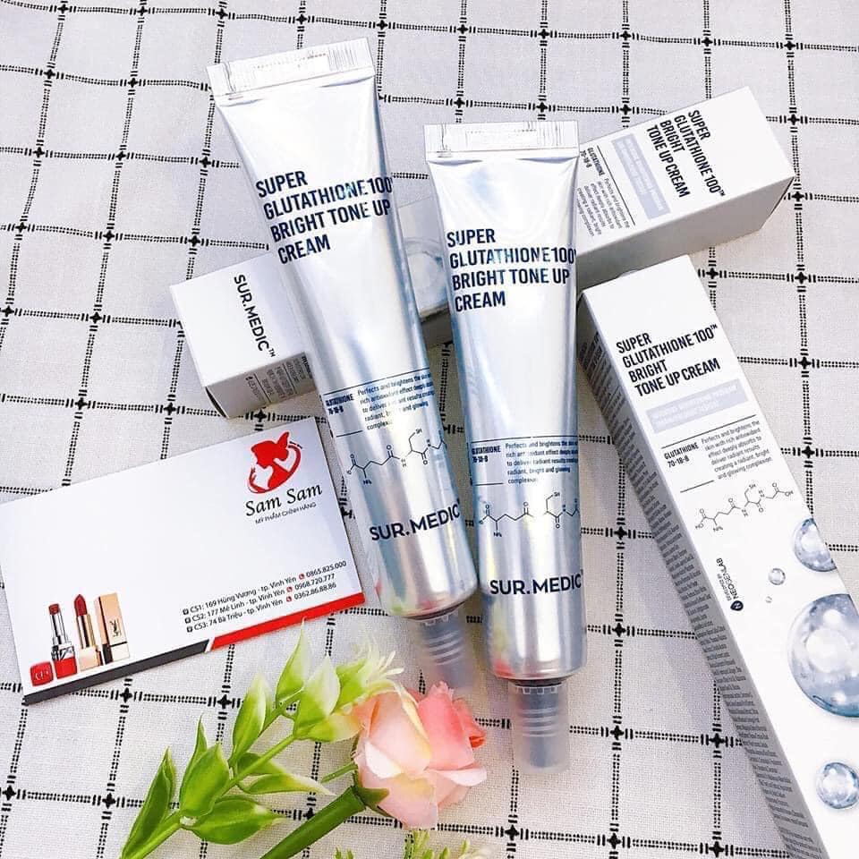 Kem Dưỡng Trắng Da Cao Cấp Sur Medic Super Glutathione 100 Brigh Dưỡng Trắng Mờ Nhăn Ngăn Ngừa Lão Hóa | BigBuy360 - bigbuy360.vn