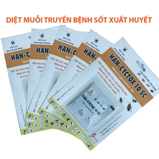 Thuốc Diệt Muỗi, Diệt Bọ Chét, Diệt Ve Rận Han-Cyctox 10sc vỉ 5ml, Sản phẩm của Hanvet Việt Nam