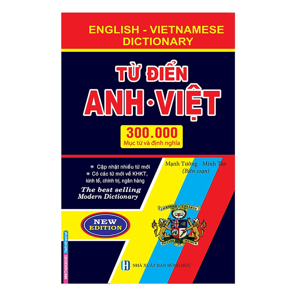 Sách - Từ điển Anh Việt 300000 Mục từ và định nghĩa (bìa cứng)