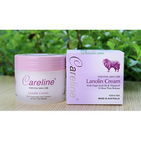 CHUẨN AIR] Kem cừu ÚC Careline Lanolin Cream 100ml (Date mới nhất) - Xuất xứ Úc Chính Hãng