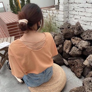Áo Thun Đan Hở Lưng