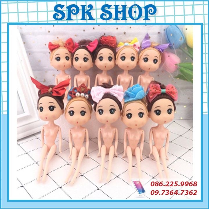 [FREESHIP❤️] Búp bê Chipi 18cm- Tóc Ngắn - búp bê  trang trí bánh