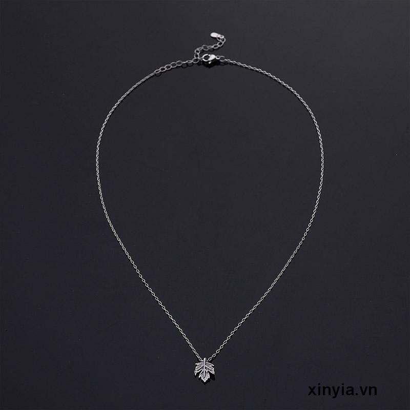 Vòng cổ Mặt Hình Lá Phong Sang Trọng Cho Nữ