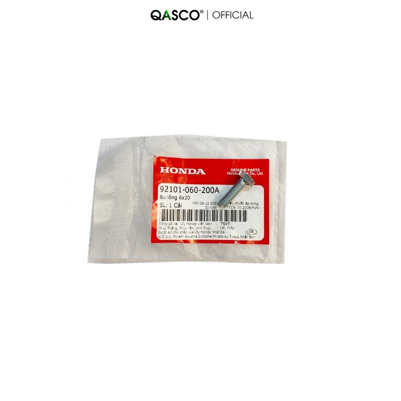 Bu lông HONDA nhiều dòng xe 6×20 (cần đạp)  QA(92101060200A) _( 1001)