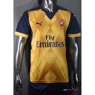Áo bóng đá Arsenal màu đồng - siêu bền