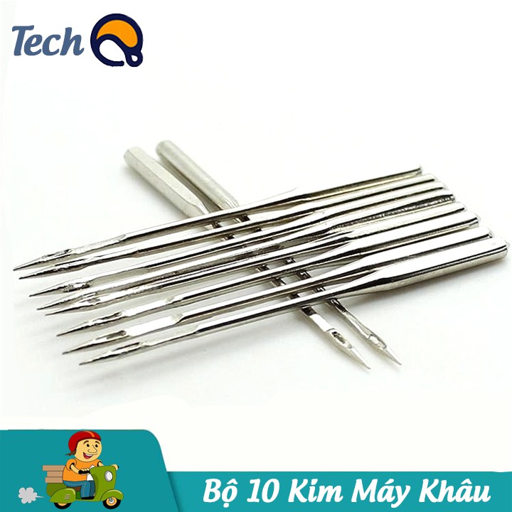 Bộ 10 kim máy may mini cao cấp bằng thép siêu bền đầy đủ kích thước tiện lợi