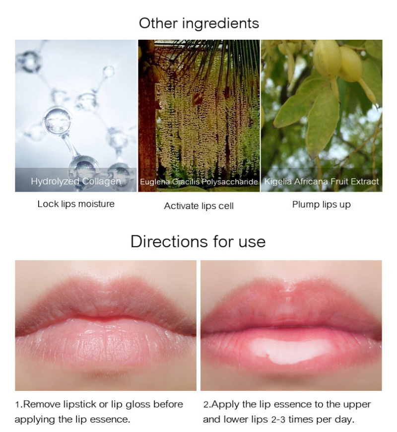 [Hàng mới về] Son bóng Kiss Beauty dưỡng ẩm xóa nếp nhăn môi tiện lợi