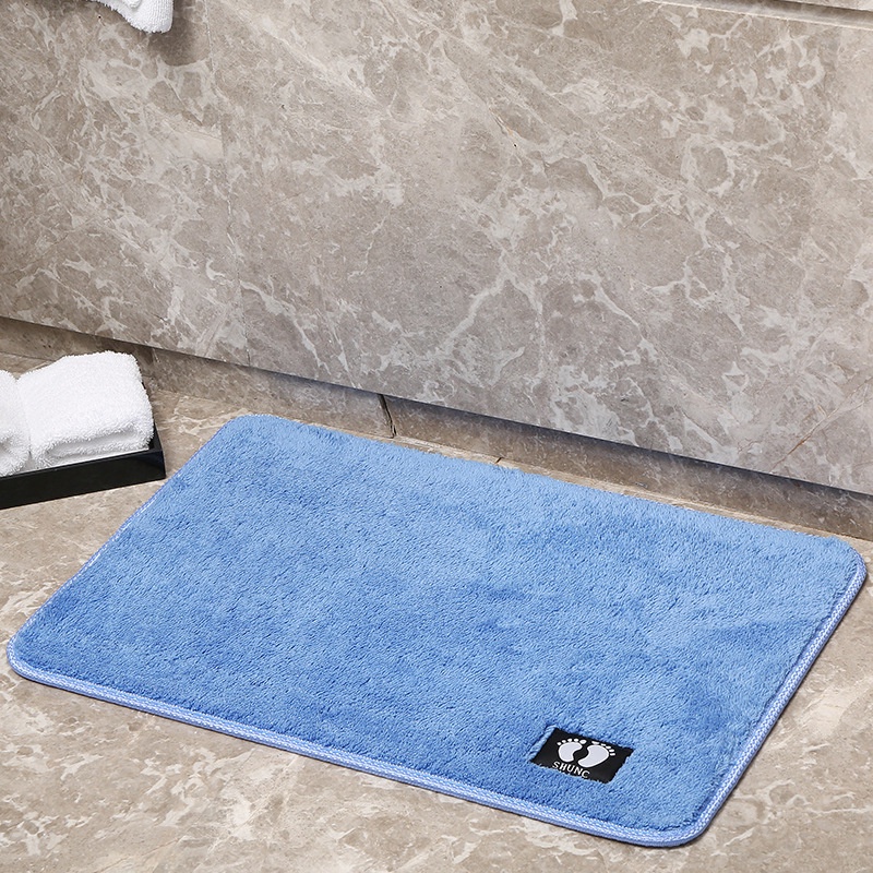 Thảm Lau Chân Lông Cừu Thảm Chùi Chân Lông Len Siêu Thấm Đế Cao Su Chống Trơn Trượt Tiện Dụng Giá Rẻ Size 40 x 60 cm